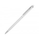 Ручка-стилус шариковая Jucy Soft с покрытием soft touch, белый (Р)