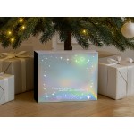 Подарочная коробка с голографическим шубером Aurora, XL, вн. размер 300х235х105 мм.