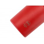 Термокружка Крэнстон с двойными стенками из переработанной нержавеющей стали, красный