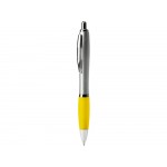 Ручка пластиковая шариковая CONWI, серебристый/желтый