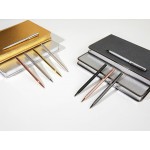 Ручка шариковая автоматическая BrunoVisconti® PALERMO цвет корпуса стальной, 0.7 мм