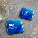 Смоляной стикер для прикассовой зоны S, 4х4 см
