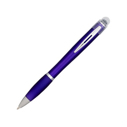 Ручка цветная светящаяся Nash, пурпурный