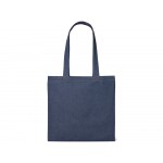 Джинсовая сумка-шоппер Indigo  с широкими лямками