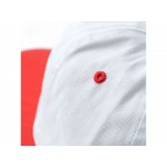 Бейсболка FREYA 5-ти панельная, белый/красный
