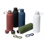 Термобутылка из переработанной нержавеющей стали 500 мл Сивас (SIVAS), темно- зеленый