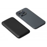 Набор из внешнего акуумулятора и универсального кабеля с подсветкой лого Reserve LED, 10000mAh, черный