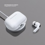 Беспроводные наушники с микрофоном Air Pro 4 ANC, TWS, BT 6.0, 300 мАч, ANC, QI, белый, Deppa