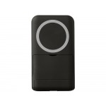 Беспроводной внешний аккумулятор с подсветкой лого и подставкой Magflash, 10000 мАч, 15 Вт, черный