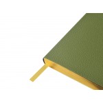 Ежедневник недатированный А5 Verde с нашивкой, зеленый