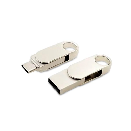 Флешка Uranium на 128 Гб, серебристый