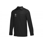 Alum вельветовая рубашка унисекс - сплошной черный