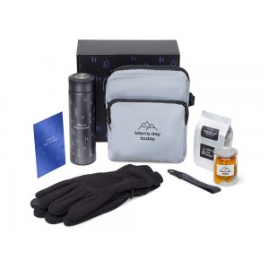 Подарочный набор Re:m. Step  с термосом, перчатками и сумкой