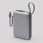 Внешний АКБ NRG Turbo Cable 20000 mAh, 22,5Вт, графит, Deppa
