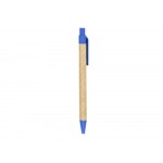 Блокнот А5+ ALANI с шариковой ручкой, крафтовый/королевский синий