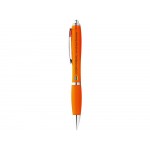Ручка пластиковая шариковая Nash, оранжевый, синие чернила