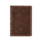 Ежедневник недатированный А5 Royal, коричневый с бронзовым срезом