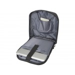 Рюкзак Luma для ноутбука с диагональю экрана 15 дюймов с защитой от кражи объемом 10 л из материала, переработанного по стандарту GRS - сплошной черный