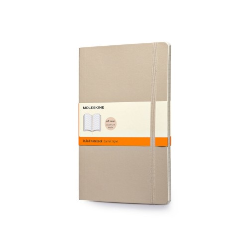 Записная книжка Moleskine Classic Soft (в линейку), Large (13х21см), бежевый