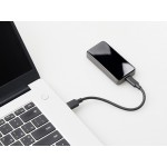 Внешний SSD диск с подсветкой гравировки  Слэш, 256 ГБ