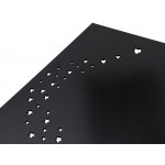 Подарочная коробка из фанеры Constellation 330х220х100 мм, фанера 6 мм, крышка на выдвижных пазах черная ЛХДФ 3 мм, бечевка