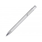 Шариковая ручка Moneta из переработанного алюминия (черные чернила) - Серебристый