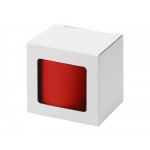 Коробка для кружки с окном, 11,2х9,4х10,7 см., белый