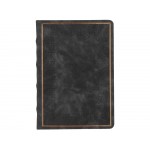 Ежедневник недатированный А5 Royal, черный с бронзовым срезом