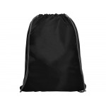 Рюкзак-мешок NINFA с карманом на молнии, черный