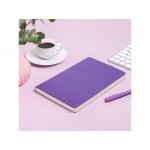 Ежедневник А5 недатированный Megapolis Velvet Flex, светло-фиолетовый (Р)
