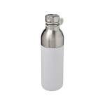 Медная спортивная бутылка с вакуумной изоляцией Koln объемом 590 мл, белый