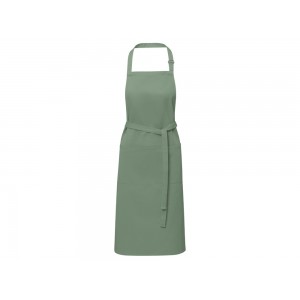 Фартук Andrea плотностью 240 г/м² с регулируемой завязкой на шее - Зеленый яркий