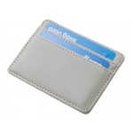 Картхолдер для двух карт и наличных денег с зажимом Crave, светло-серый