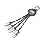 Кабель 3-в-1 с подсветкой лого Ion mini