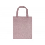 Pheebs, эко-сумка из переработанного хлопка, плотность 150 г/м2, бордовый меланж