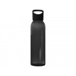 Бутылка для воды Sky из переработанной пластмассы объемом 650 мл - Черный