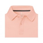 Calgary мужская рубашка-поло с коротким рукавом, pale blush pink