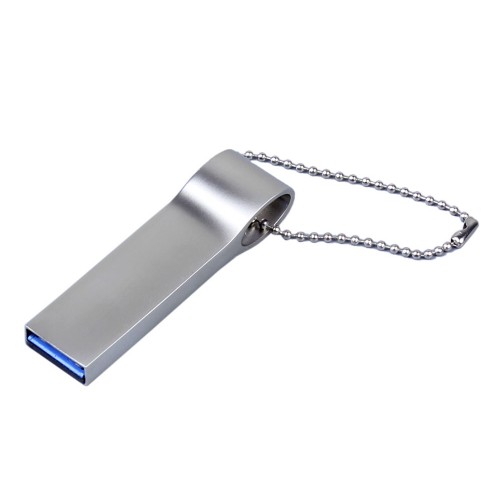 USB 3.0-флешка на 16 Гб с мини чипом, компактный дизайн, боковое отверстие для цепочки