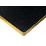 Еженедельник недатированный А6 Black с нашивкой, черный