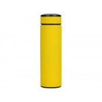 Термос Confident с покрытием soft-touch 420мл, желтый