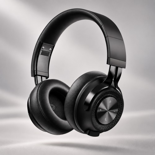 Беспроводные накладные наушники Stereo Style, BT 5.3, 400мАч, черный, Deppa