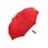 Зонт-трость 7560 Alu с деталями из прочного алюминия, полуавтомат, красный