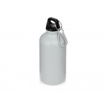 Матовая спортивная бутылка Hip S с карабином и объемом 400 мл, серый