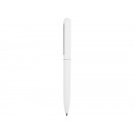 Ручка металлическая шариковая Skate с матовым покрытием, белый