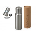Вакуумный термос c магнитной крышкой Magne, 500 мл, серебристый