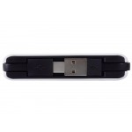 USB-хаб Hubix с коннектором 2-в-1 USB-C и USB-A, 2.0, белый
