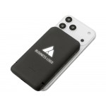 Беспроводной внешний аккумулятор с подсветкой лого и подставкой Magflash, 10000 мАч, 15 Вт, черный