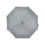 Зонт складной Cary, полуавтоматический, 3 сложения, с чехлом, светло-серый