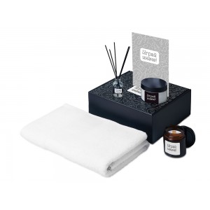 Подарочный набор Re:y. Care с полотенцем, солью для ванны и диффузором