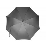 Зонт-трость 1134 Okobrella с деревянной ручкой и куполом из переработанного пластика, серый